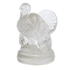 Lalique France Crystal Cachet Dindon Turkey Seal C1925