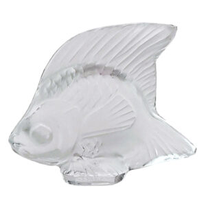 Lalique France Crystal Clear Fish