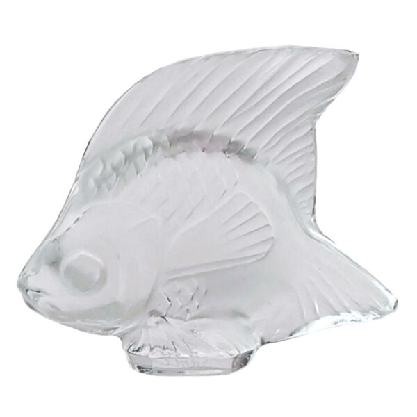 Lalique-France-Crystal-Clear-Fish Lalique France Crystal Clear Fish