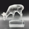 Lalique-France-Crystal-Deer-Fawn-Paperweight-1 Lalique France Crystal Deer Fawn Paperweight