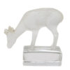Lalique-France-Crystal-Deer-Fawn-Paperweight Lalique France Crystal Deer Fawn Paperweight