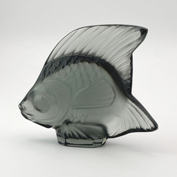 Lalique France Crystal Grey Fish