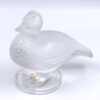 Lalique-Frosted-Crystal-Gedeon-Duck-Figurine-1 Lalique Frosted Crystal Gedeon Duck Figurine