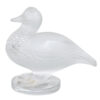 Lalique-Frosted-Crystal-Gedeon-Duck-Figurine Lalique Frosted Crystal Gedeon Duck Figurine