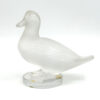 Lalique-Frosted-Crystal-Gedeon-Duck-Raised-Head-Figurine-2 Lalique Frosted Crystal Gedeon Duck Raised Head Figurine