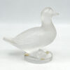 Lalique-Frosted-Crystal-Gedeon-Duck-Raised-Head-Figurine-3 Lalique Frosted Crystal Gedeon Duck Raised Head Figurine