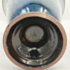 Linnware Pottery Dark Blue Green Pedestal Vase