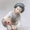 Lladro Japanese Geisha Arranging Flowers 4840