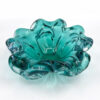 Murano-Glass-Turquoise-Large-Ashtray-20th-1 Murano Glass Turquoise Large Ashtray 20th