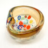 Murano Millefiori Glass Form Ashtray c1950
