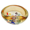 Murano Millefiori Glass Form Ashtray c1950
