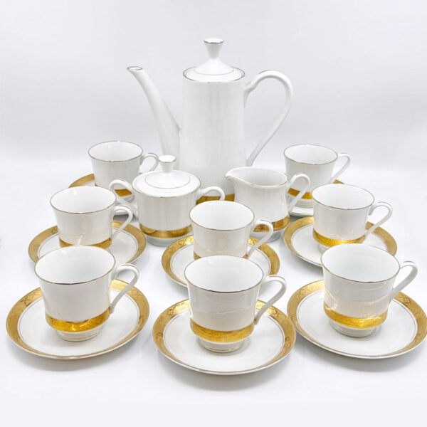 Presidential Collection Gary Barr Reflections In Gold Coffee Service