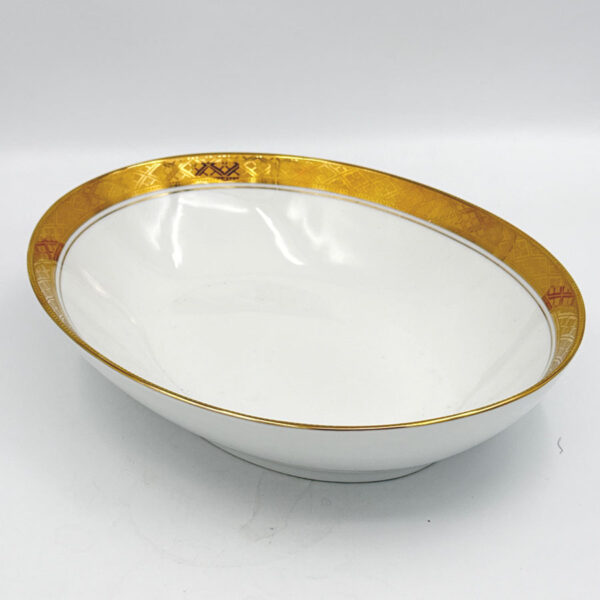 Presidential-Collection-Gary-Barr-Reflections-In-Gold-Oval-Bowl-1 Presidential Collection Gary Barr Reflections In Gold Oval Bowl 23cm