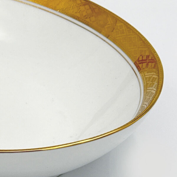 Presidential-Collection-Gary-Barr-Reflections-In-Gold-Oval-Bowl-2 Presidential Collection Gary Barr Reflections In Gold Oval Bowl 23cm