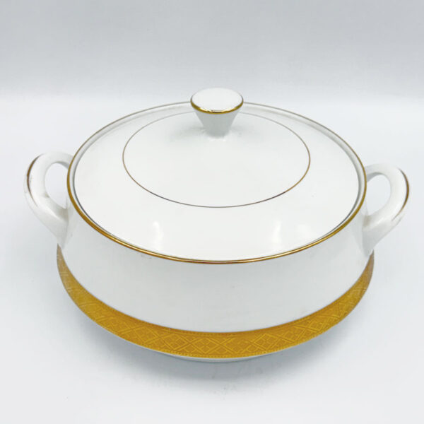 Presidential Collection Gary Barr Reflections In Gold Vegetable Bowl