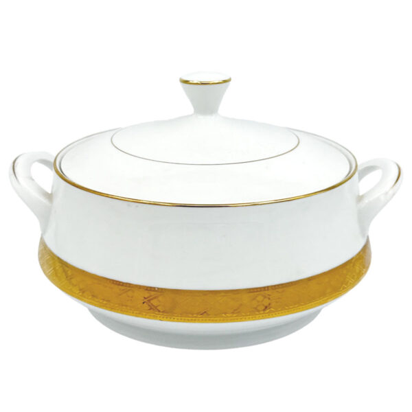 Presidential Collection Gary Barr Reflections In Gold Vegetable Bowl