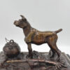 Robert Lawrence Bronze Of Jock Of The Bushveld Signed