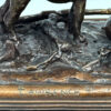 Robert Lawrence Bronze Of Jock Of The Bushveld Signed