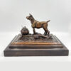 Robert Lawrence Bronze Of Jock Of The Bushveld Signed