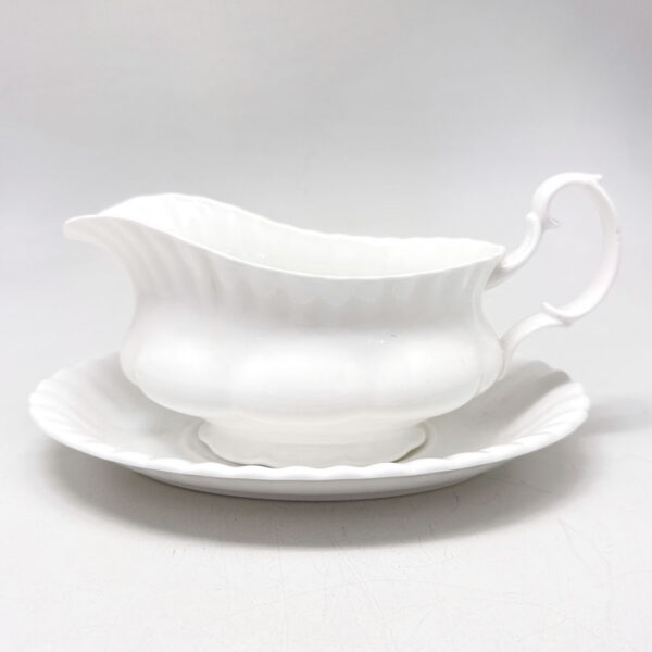 Royal Albert Reverie Sauce Boat and Stand