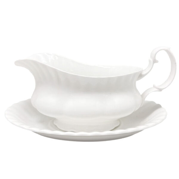 Royal Albert Reverie Sauce Boat and Stand