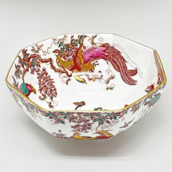 Royal Crown Derby Olde Avesbury Hexagonal Salad Bowl