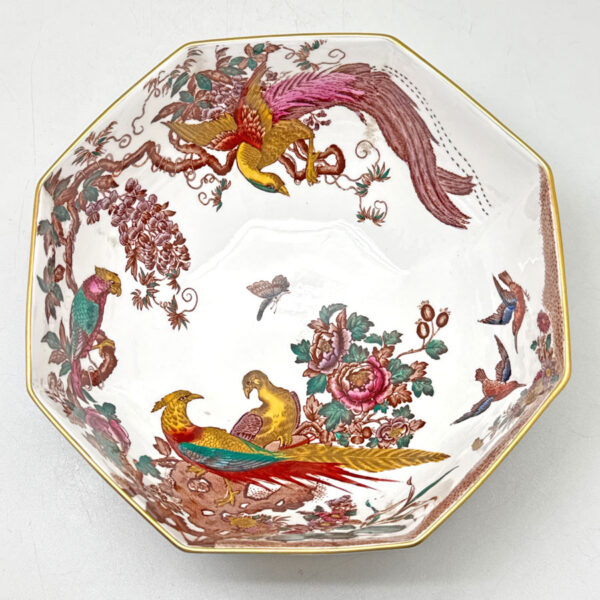 Royal Crown Derby Olde Avesbury Hexagonal Salad Bowl