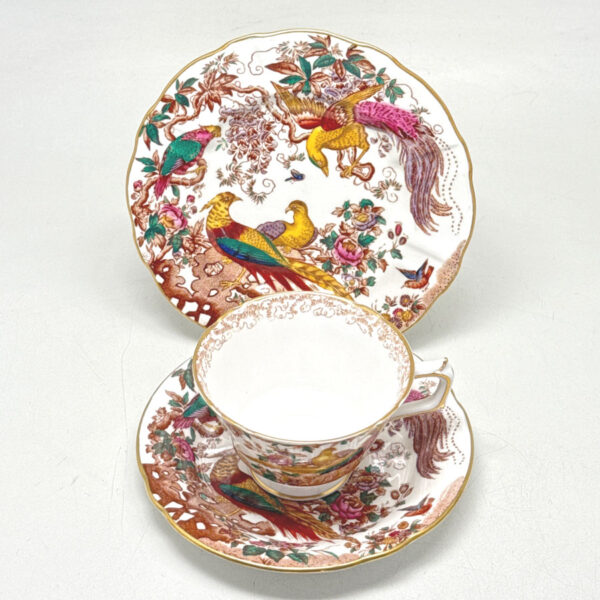 Royal Crown Derby Olde Avesbury Tea Trio 1939 Handle With Ear