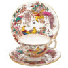 Royal Crown Derby Olde Avesbury Tea Trio 1939 Handle With Ear