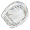 Sevres-Frosted-Crystal-Horse-Shoe-Ashtray Sevres Frosted Crystal Horse Shoe Ashtray