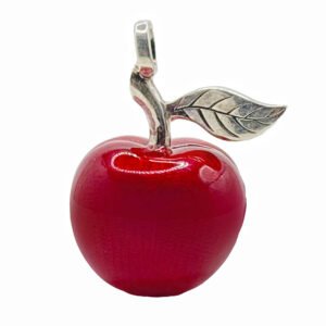Thomas Sabo Silver Red Apple Locket Pendant