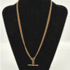 Victorian-9ct-Rose-Gold-Fob-Chain-With-TBar-1 Victorian 9ct Rose Gold Fob Chain With TBar