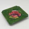 Walter Moorcroft Hibiscus Square Ashtray