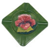 Walter Moorcroft Hibiscus Square Ashtray