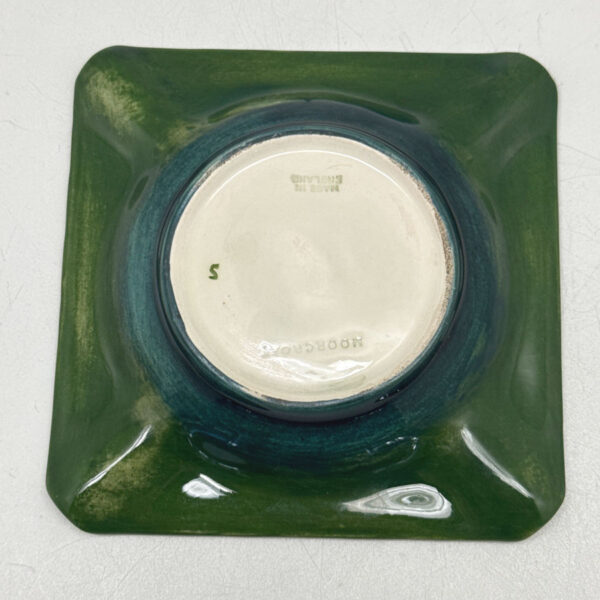 Walter Moorcroft Hibiscus Square Ashtray