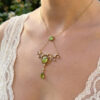 18ct-Art-Nouveau-Gold-Victorian-Seed-Pearl-and-Peridot-Necklace-4 18ct Art Nouveau Gold Victorian Seed Pearl and Peridot Necklace