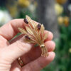 9Ct Gold and Garnet Bouquet Brooch Zeeta Jewellers