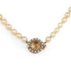 9ct Gold Citrine Cultured Pearl Necklace by Zeeta Jewellers