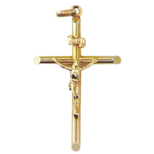 9ct Gold Crucifix Jesus On The Cross Pendant