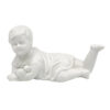 Bisque Glazed Porcelain 20th Century Piano Baby