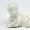 Bisque Glazed Porcelain 20th Century Piano Baby