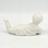 Bisque Glazed Porcelain 20th Century Piano Baby