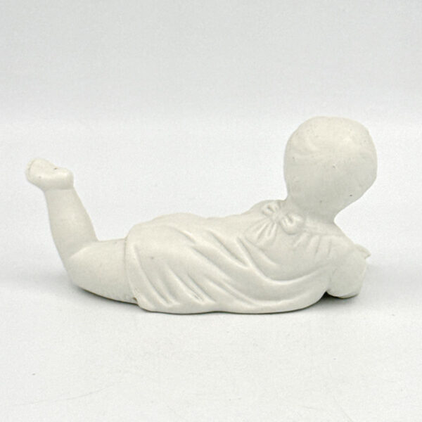 Bisque Glazed Porcelain 20th Century Piano Baby