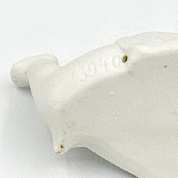 Bisque Glazed Porcelain 20th Century Piano Baby