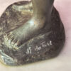 Bronze By H Du Toit Young Girl With A Towel