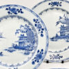 Chinese-18th-Century-Qianlong-Willow-Pattern-Plates-Set-Of-Five-1775-2 Chinese 18th Century Qianlong Willow Pattern Plates Set Of Five 1775