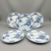 Chinese-18th-Century-Qianlong-Willow-Pattern-Plates-Set-Of-Five-1775-3 Chinese 18th Century Qianlong Willow Pattern Plates Set Of Five 1775