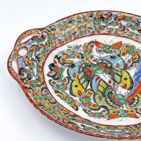 Chinese Thousand Butterflies Dish Late 19th