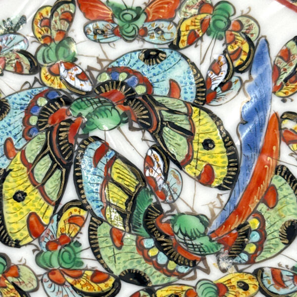 Chinese Thousand Butterflies Dish Late 19th