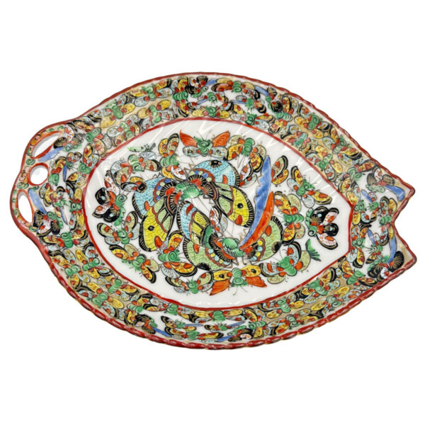 Chinese Thousand Butterflies Dish Late 19th